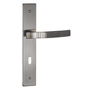 Poignée de porte elona nickel mat Clé