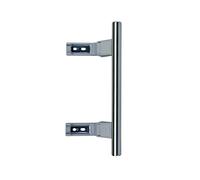 Poignée de porte en acier inoxydable et plastique gris Liebherr 7429892 pour réfrigérateur et congélateur CTA315320B CTPA255320 CTPA255320A CUPESF272124F etc