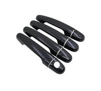 poignée de porte extérieure avec protection Poignées Porte Chromées Imitation Fibre Carbone Pour Auris E150 Pour Corolla Pour Blade 2006-2012 - Accessoires Auto(Type D)