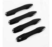 poignée de porte extérieure avec protection Pour Corolla Pour Auris E210 2019-2022 Enjoliveur Poignée Porte Chromé Noir Brillant Accessoire De Style(Style 2)