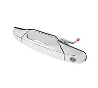Poignée de porte extérieure chromée avant gauche côté conducteur | pour Chevrolet Silverado Suburban Tahoe Avalanche 2007-2013, GMC Sierra Yukon, Cadillac Escalade | Remplace # 20828258, 22738721,
