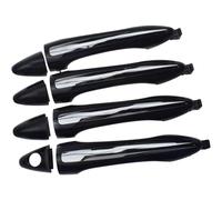 Poignée de porte extérieure côté conducteur Poignée de porte extérieure de voiture pour Kia TE pour Cerato 2014-2016 2017 2018 Poignée de porte(A Set 4 Sides)