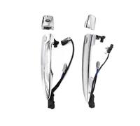 Poignée de Porte Extérieure de Voiture 1 paire de poignées de porte extérieures chromées avant de voiture argent ABS 826469N00A 806469N00A 806451AA0A / adapté for Nissan Leaf Maxima Murano Sentra