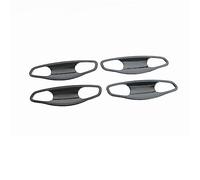 Poignée de porte extérieure de voiture, poignée de porte extérieure, bol coration, décoration, garniture de remplacement pour Citroën C5X 2021 2022 2023 Poignée de porte noire en acier