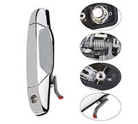 Poignée de Porte Extérieure de Voiture Poignée de porte extérieure chromée 25960526, adaptée au pick-up Sierra Yukon Cadillac Escalade extérieur Chevrolet Silverado Tahoe GMC 5960521(Front Left)