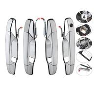 Poignée de Porte Extérieure de Voiture Poignée de porte extérieure chromée 25960526, adaptée au pick-up Sierra Yukon Cadillac Escalade extérieur Chevrolet Silverado Tahoe GMC 5960521(4PCS)