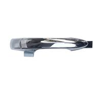 Poignée De Porte Extérieure Droite Gauche Avant Arrière, Plaque Blanche | Compatible Avec JAC IEV6E S1 S2 SOL E10X 6105230U0311(Chrome,No hole)
