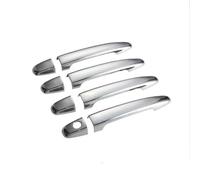 poignée de porte extérieure Kit De Poignées Chromées Pour Toyota Pour Camry XV40 2007-2011 Accessoires Et Stickers Style Automobile(No button)