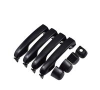 Poignée de porte extérieure noire avant arrière gauche conducteur ou passager droit Compatible Pour Toyota 4Runner Prado Land Cruiser Lexus GX460(Front Rear 4 Sides)
