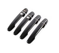 poignée de porte extérieure Pour Toyota Pour Urban Pour Cruiser XP110 Pour Scion XD Ist 2008-2016 Poignées De Porte Chromées Noir Brillant Accessoires Style(Black 2 Buttons)