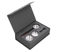 Poignée de porte-filtre sans fond de 58 mm, compatible avec les machines à expresso à tête groupe E61, poignée ergonomique en palissandre pour barista - Style brassage, comprend un panier filtrant et