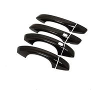 Poignée de Porte Housse Compatible Avec Pour Q3 Pour MK2 F3 2019 2020 2021 2022 Couvercle De Poignée De Porte Noir Brillant Garniture De Loquet Autocollants De Style De Voiture