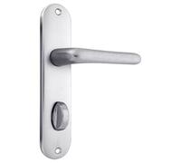 Poignée de porte intérieur - Courchevel - sur plaque - entraxe 165 mm - con