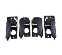 Poignée De Porte Intérieure Avant/arrière Gauche/Droite Noire pour Kia pour Rio Sedan pour Rio5 2006-2011 826101G000 826201G000(Front Rear 4pcs)