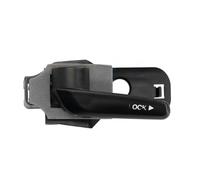 Poignée de porte intérieure avant gauche noire Fiat Doblo 1 2001-2010 - 735419656