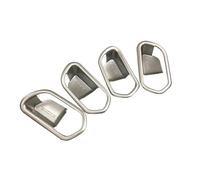 Poignée de Porte intérieure, Baguette décorative, Autocollant, Accessoire Auto pour Kicks 2016-2018 (Couleur : Chrome, Taille : 1)