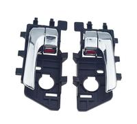 Poignée De Porte Intérieure Chromée Gauche droite Pour Kia Pour Forte 2010-2013(4Pcs Kit)