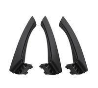 Poignée de Porte Intérieure Compatible Avec BMW Pour 3-Series E90 E91 E92 316 318 320 325 328i 2004-2012 Garniture Poignée Porte Intérieure Voiture Remplacement(Black,LHD)