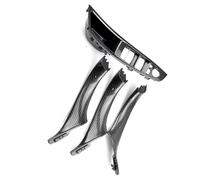 Poignée de Porte Intérieure Compatible Avec BMW Pour 535i 530d 530i 528i 2010 2011 2012 2013 2014 2015 2016 Couvercle Garniture Traction Panneau Intérieur(LHD 4PCS)
