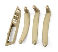 Poignée de Porte Intérieure Compatible Avec BMW Pour X5 E70 2007 2008 2009 2010 2011 2012 2013 Panneau Commutateur Porte Fenêtre Accoudoir Poignée Traction Garniture Couverture(Beige,LHD)