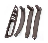 Poignée de Porte Intérieure Compatible Avec BMW Pour X5 E70 2007 2008 2009 2010 2011 2012 2013 Panneau Commutateur Porte Fenêtre Accoudoir Poignée Traction Garniture Couverture(Moka,LHD)