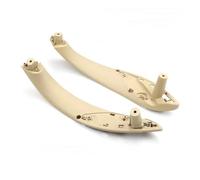 Poignée De Porte Intérieure De Voiture avec Garniture De Protection pour Série 3 F30 F31 F35 F80 2013-2018(Beige 2pcs Set)