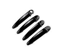 Poignée de porte intérieure de voiture en ABS, compatible avec BMW Série 1 3 X1 X3 X4 X5 X6 F20 F30 E90 E92 E93 E84 F25 F26 E70 E71, accessoires de garniture(Bright Black)