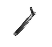 Poignée de porte intérieure de voiture, garniture de poignée de porte, compatible avec BMW X5 X6 E70 E71 E72 2008 2009 2010 2011-2013, texture carbone ABS(Right handle)