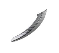 Poignée de porte intérieure de voiture, garniture de poignée de porte, compatible avec BMW X5 X6 E70 E71 E72 2008 2009 2010 2011-2013, texture carbone ABS(Right handle cover)