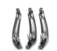 Poignée De Porte Intérieure De Voiture LHD RHD, Pièces De Rechange Décoratives pour X3 X4 F25 F26 2010-2016(LHD 3PCS Set Carbon)