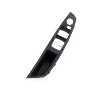 Poignée de Porte intérieure de Voiture Poignée Intérieure De Porte Avant Gauche pour BMW Série 5 F10 F11 F18 Panneau De Porte Intérieur Siège Conducteur Interrupteur Cadre De Rangement(LHD Black)