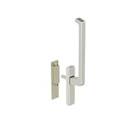 Poignée de porte intérieure DIRIGENT K 13265 00 0 2 sans trou rectangulaire 204 mm gris clair métallisé
