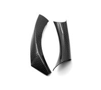 Poignée de porte intérieure gauche/droite, accoudoir, garniture en fibre de carbone, compatible avec BMW Série 3 E90 E91 325 330 318 2004-2012(Carbon Texture Right)