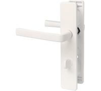 Poignée de porte intérieure - Kaza - Vachette - Blanc alba - Condamnation - 195 mm