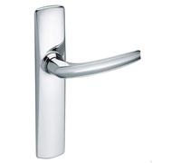 Vachette Poignée de porte intérieure RIV-Angers Bec de cane Gris argent Entraxe 165 mm