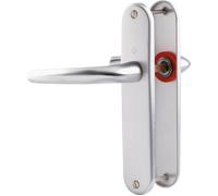 Poignée de porte intérieure - San diego - Hoppe Et Cie - Gris argent - Bec de cane - 165 mm