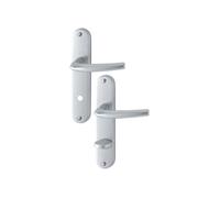 Hoppe – Ensemble de porte San Diego – Entraxe 165 mm – Alu argent