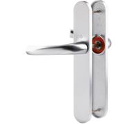 Poignée de porte intérieure - Tokyo - Hoppe Et Cie - Gris argent - Bec de cane - 195 mm