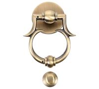 Poignée de porte Knocker Heurtoir de porte en alliage Zinc, remplacement heurtoirs décoratifs avant sécurité Style Simple for l'entrée l'hôtel à la maison