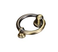 Poignée de porte Knocker Rétro Simple heurtoir de porte frapper anneau poignée en alliage Zinc bouton meubles poignées matériel(Color01)