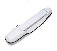 Poignée de Porte Latérale Extérieure Compatible Avec Pour Sienna 1998 1999 2000 2001 2002 2003 OEM 61311387916 Poignée Porte Extérieure Voiture Blanche Avant Arrière Gauche Droite(Rear left)