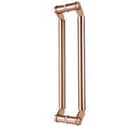 Poignée de porte moderne brossée pour porte intérieure/extérieure en acier inoxydable robuste pour cuisine/salle de bain, arrière