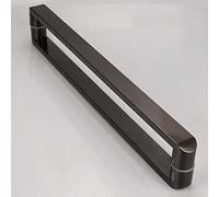 Poignée de porte moderne double face robuste pour douche et cuisine en acier inoxydable durable Design élégant Installation facile Idéal pour un usage domestique et commercial