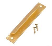 Poignée de porte moustiquaire en aluminium pour portes d'armoire, portes de balcon et battants avec finition résistante à la chaleur (120 mm, doré)