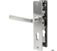 Poignée de porte palière - Kaza - Vachette - Gris argent - Clé I - 195 mm