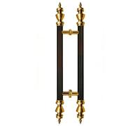 Poignée De Porte Renforcée en Acier Inoxydable, Poignées De Porte Push-pull, Durable Et Résistante, Convient Aux Portes En Bois Et Aux Portes En Verre(Style J,L 23.6in/HS 9.8in/D 1.5in)