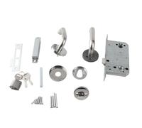 Poignée de porte résistante au feu, kit serrure urgence inox pour passage | Acier inoxydable résistant à la rouille poignée confortable barre anti-panique entrepôt couloir passage sécurité