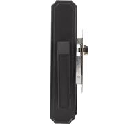 Poignée de porte solide en alliage d'aluminium antioxydant Montage facile Levier de porte droit avec 3 clés pour réparation Remplacement