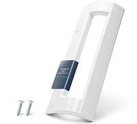 Poignée de porte universelle pour réfrigérateur et congélateur - 200 x 70 mm - Blanc - Distance de fixation 82-163 mm - Compatible avec Bosch, Siemens