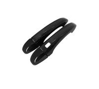 Poignée de Porte Voiture Extérieure Autocollants Poignée Porte Chromés Noirs Pour Megane IV MK4 (2016-2021)(1 Smart Button A)